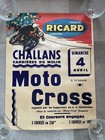 AFFICHE ORIGINALE COURSE MOTO CROSS 1965 CHALLANS Vendée GEORGES POTIER - Ricard