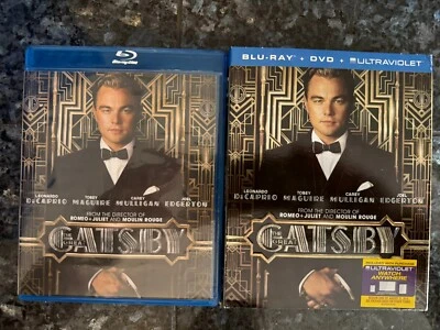 The Great Gatsby (Blu ray, 2013)  w/ DVD & Slipcover - VERY GOOD - Image 1 of 3