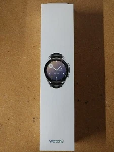 Samsung Galaxy Watch3 SM-R850 41mm Mystic Silver Stainless Steel Case with Black - Zdjęcie 1 z 6