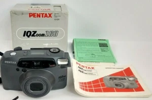 Pentax Vintage 35mm Film IQZoom 160 Camera Zoom Panoramic Point & Shoot~Untested - Picture 1 of 8