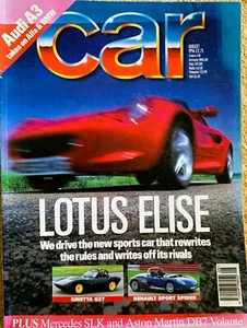CAR MAGAZINE AUG-1996 - Ginetta G27, Lotus Elise, Renault Sport Spider, Alfa 145 - Picture 1 of 2