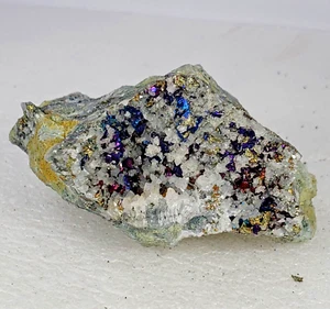 Cúmulo crudo superior esfálarita geoda cristal calcopirita 192 gr, muestra mineral - Imagen 1 de 10