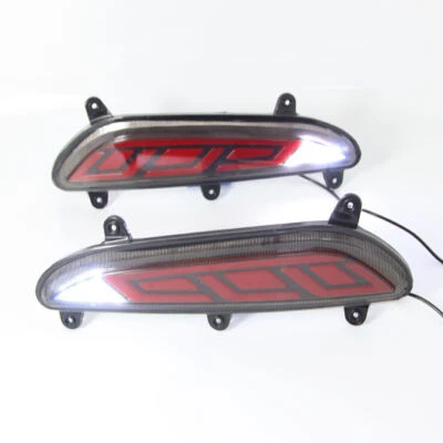 LED Rear Bumper Reflector Fog Brake Turn Indicator Lights For Hyundai I20 15-18 - Image 1 of 4