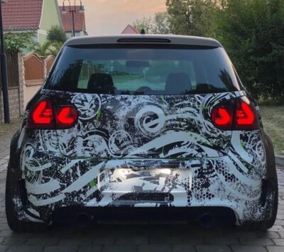 Led Rückleuchten schwarz für VW Golf 5 V 03-09 carDNA Lightbar links rechts neu - Bild 1 von 4