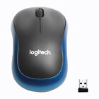 Logitech M185 Wireless Optical Mouse + USB Receiver Fit Compact PC Laptop Mouse