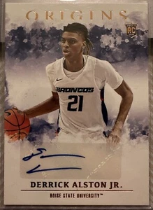 Derrick Alston Jr Boise State Basketball Panini Rookie autograph card Auto NCAA - Picture 1 of 2