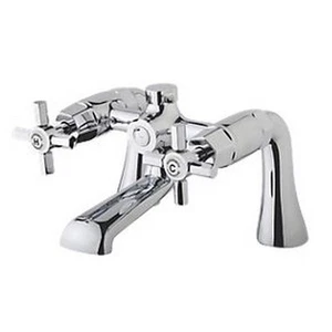 Watersmith Kensington Traditional Deco Style Bath Filler Tap Chrome - Picture 1 of 1