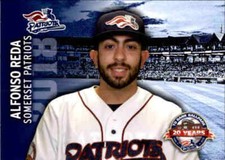 2018 Somerset Patriots Choice #33 Alfonso Reda Montgomery New York Baseball Card