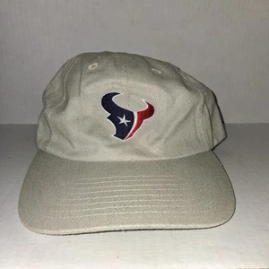 HOUSTON TEXANS NFL KHAKI ADJ. SLOUCH UNSTRUCTURED LOW PROFILE CAP HAT - Picture 1 of 3