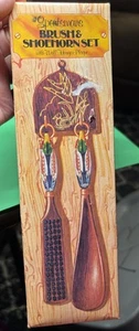Vintage Shoehorn & Sportsmans Brush w/ Wall Hanger Set New Mallard Duck 1983 - Picture 1 of 10