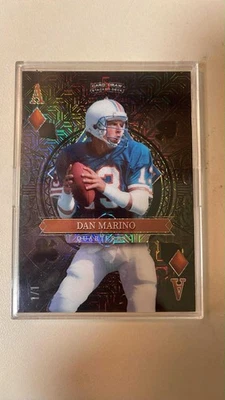 Deck empilhado de wild card 1/1 Dan Marino 2024 hobby Miami Dolphins - Imagem 1 de 2