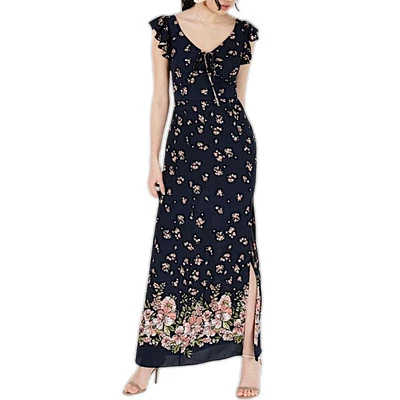 Maxi Vestido Floral Romántico Teeze Me S 5 Hada Grunge Bruja Lechera Capricho Foto 1 de 4