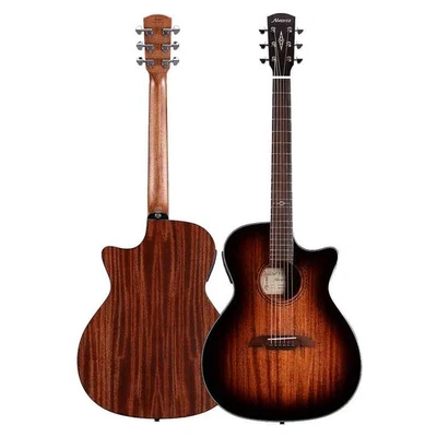 Guitarra Eléctrica Acústica Alvarez AG66CESHB DELUXE Gran Auditorio Con Corte Foto 1 de 4