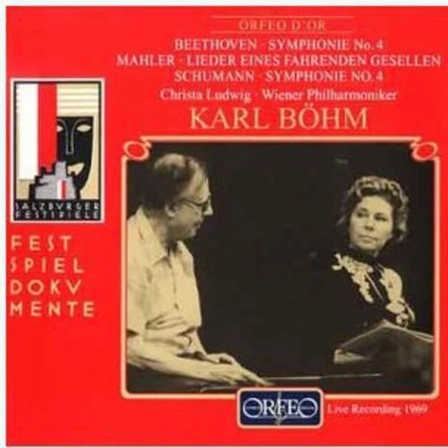 Karl B hm - Beethoven: Sym #4 / Mahler: Wayfarer / Schumann [New CD] - Image 1 of 1