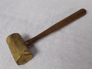 Martillo de mazo con cabeza de cuero vintage - Imagen 1 de 7