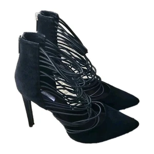 Scarpe con cinturino BCB Generation donna Caliko taglia 10 M nere scamosciate tacco alto - Foto 1 di 14