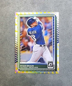 2025 Panini Donruss - Optic Ryan Braun #59 Flex Prizm 092/149 - Picture 1 of 3