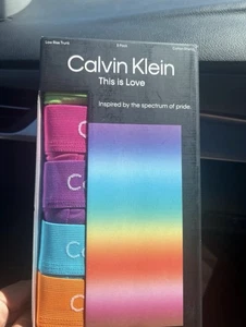 MEN Calvin Klein Pride Low Rise Trunk 5 Pack Size L - Picture 1 of 4