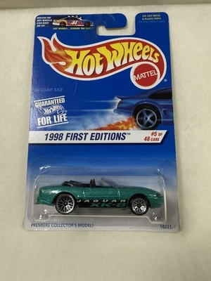 Coche fundido a presión Hot Wheels 1998 primeras ediciones #5 de 48 autos - Jaguar XK8 #639 Foto 1 de 3