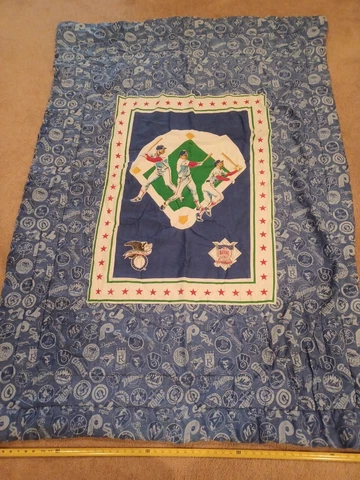 MAJOR LEAGUE BASEBALL THROW/BLANKET/SPREAD/U S A * YANKEES/METS/EXPOS/DODGERS Cover