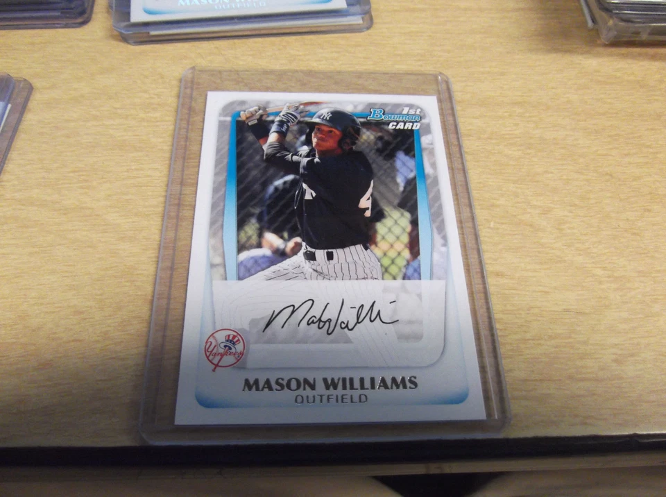 MASON WILLIAMS 2011 BOWMAN  PROSPECTS #BP85 RC CARD YANKEES - Image 1 of 1