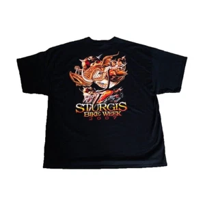 Harley Davidson Motorcycles T Shirt 3XL Sturgis bike week 2007 hog warthog spike - Picture 1 of 4