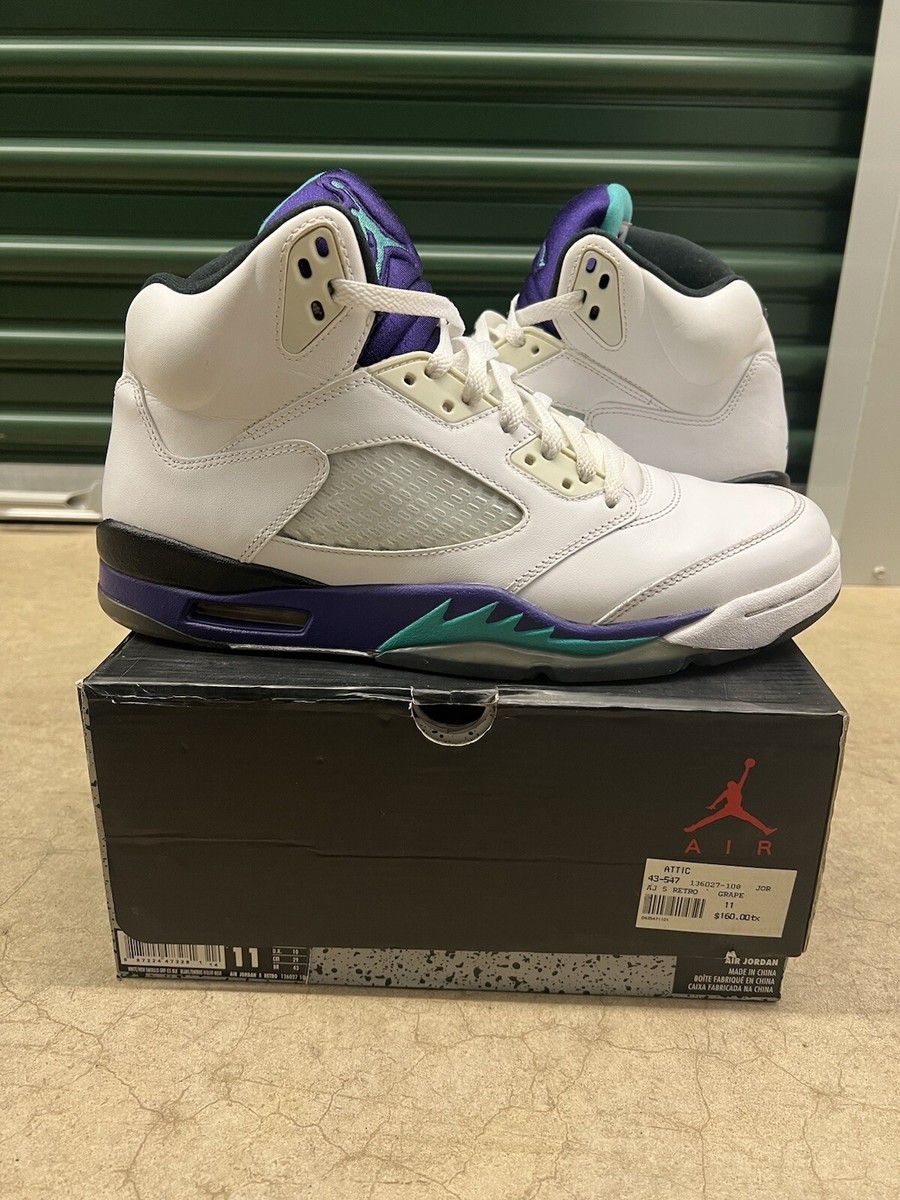 Jordan 5 Retro Grape 2013 for Sale | Authenticity Guaranteed Jordan 5 Retro Grape 2013 for Sale | Authenticity Guaranteed