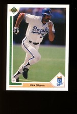 1991 Upper Deck #737 Kirk Gibson Kansas City Royals