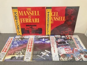 Mansell - Disco láser - Juego de 5 - JAPÓN LD (TAL CUAL: DISCO EX~VG+) F1 - Imagen 1 de 9