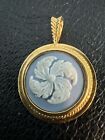 Wedgwood Made In ENGLAND- Goldtone MBI Pendant-EXCELEENT