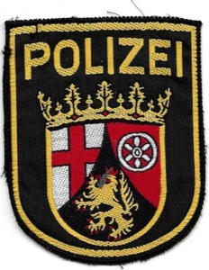 Camisa antigua de policía de los 90 WSP insignia RHEINLAND-PALATINADO parche insignia de policía - Imagen 1 de 4