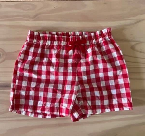 Gymboree Girls Red Gingham Shorts Sweet Watermelon Red 4T EUC - Picture 1 of 2