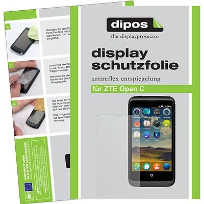 1x Dipos Protector de Pantalla para ZTE Open C Protector Antideslumbramiento Foto 1 de 4