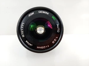 Gemini 1:2.8, 28mm Wide Angle Lens Fits Cannon T50 - Picture 1 of 7