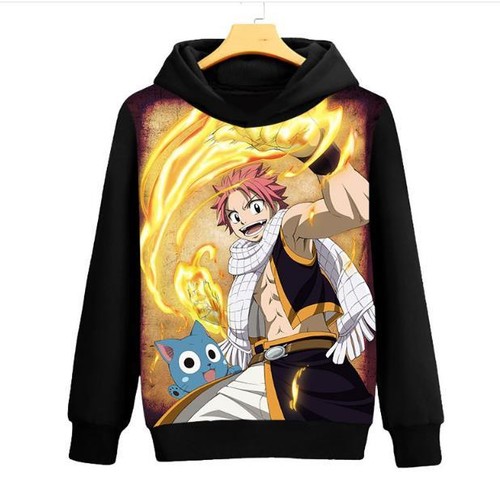 VETEMENTS Felpa con cappuccio coda faita Natsu Dragneel cosplay anime manga con cappuccio pullover
