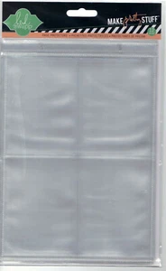 Heidi Swapp MAKE PRETTY STUFF VARIETY 12-PACK 6x8in POCKET PAGE PROTECTORS - Picture 1 of 3