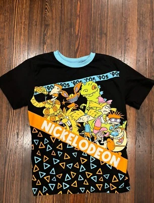 Camiseta Nickelodeon Años 90 Dibujos Animados Talla Niños Mediana Foto 1 de 4