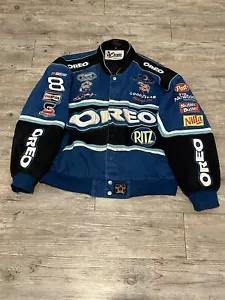 Giacca Nascar vintage JH Designs Dale Earnhardt Jr Oreo #8 Ritz taglia L da uomo - Foto 1 di 13