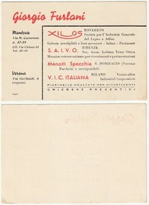 PUBBLICITARIA - G. FURLANI - MANTOVA - VERONA - ROVERETO- S. BONIFACIO -95945- - Picture 1 of 1