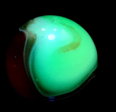 AKRO AGATE   CARNELIAN    Rich Mahogany and Caramel colors w/HOT UV  AWESOME - Image 1 of 4