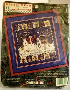 VINTAGE COUNTED CROSS STITCH 1997 KEEP THE SPIRIT #8542 DEBBIE MUMM - Bild 1 von 8