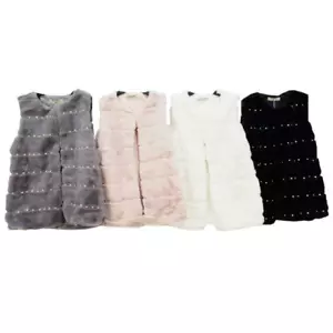 Kids Girls Fur Coat - Age 4 to 14 Years - Picture 1 of 1