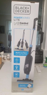 Black+Decker Power Series Lite 3-in-1 Corded Stick Vacuum & Washable HEPA Filter - Image 1 of 4