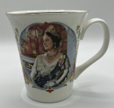 Queen Mother 80th Birthday Limited Edition Crown Staffordshire China Tea Cup
