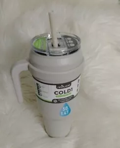 Reduce Vacuum Insulated Stainless Steel Reusable Mug Tumbler With Straw. 50 Oz - Picture 1 of 9
