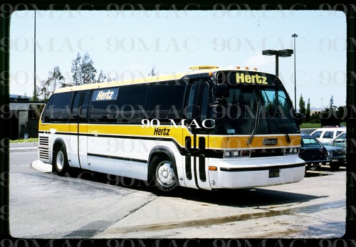 HERTZ CAR RENTAL. GM RTS COACH #1. Original Slide 1980. (A) | eBay