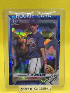 2021 TOPPS BOWMAN SAPPHIRE CHROME - BRADEN SHEWMAKE - PROSPECT RC Atlanta Braves - Bild 1 von 5