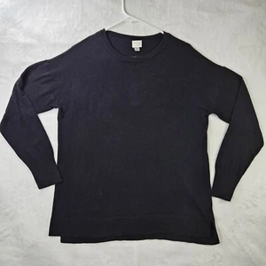 A New Day Strick Top Bluse Damen Gr. XXL 2XL Schwarz Langarm Stretch Rundhals - Bild 1 von 10