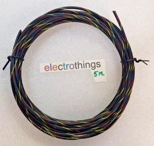 Mini cable coaxial 5 M RG-174/U 50 ohmios, 26 AWG radioaficionado central trenzado - Imagen 1 de 3