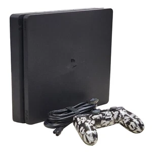 Sony PlayStation 4 Slim 500GB Console CUH-2015A W/ Custom Controller Shell - Picture 1 of 4